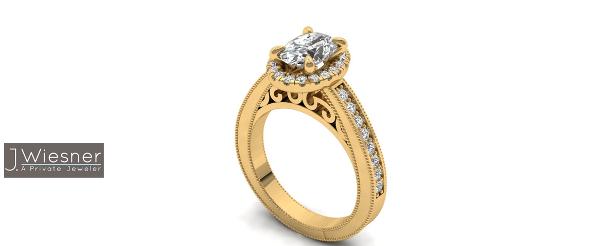 custom gold engagement rings in la jolla san diego