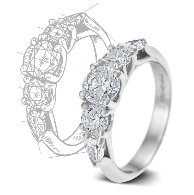 bespoke engagement ring san diego J. Wiesner Private Jeweler